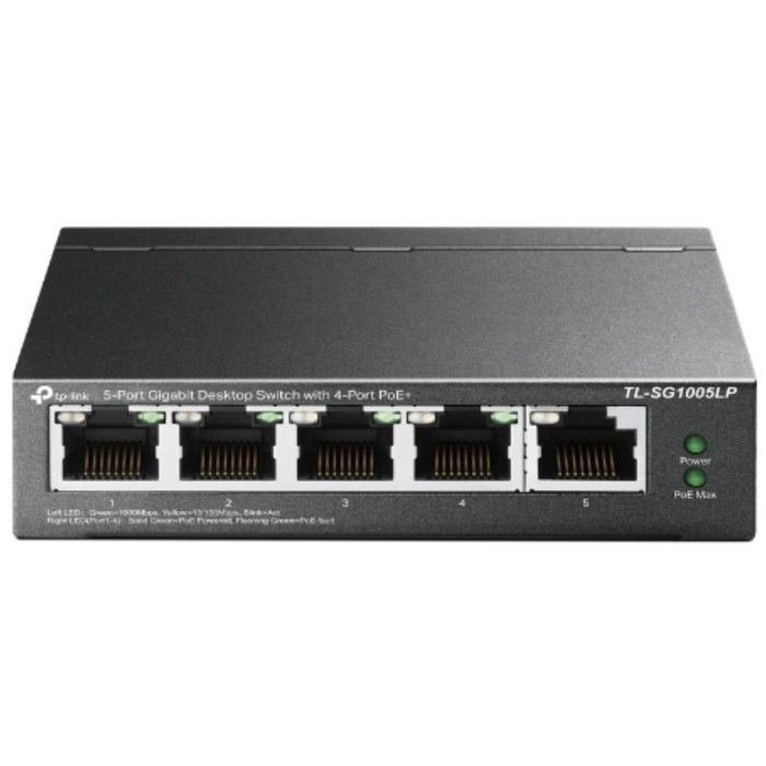 TP-Link TL-SG1005LP Switch Gigabit de 5 puertos con 4 puertos PoE+